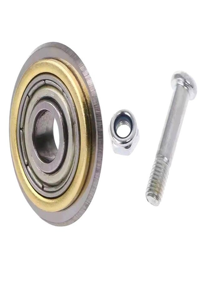 NIKTION Tile Cutter Scoring Wheel 22 mm Tile cutter replacement wheel Bolt and Lock Nut Manual Tile Cutters for Cutting Ceramic and Vitrified Tiles Tungsten Carbide Premium Tile Cutting Wheel (1 Pcs) - Image 1